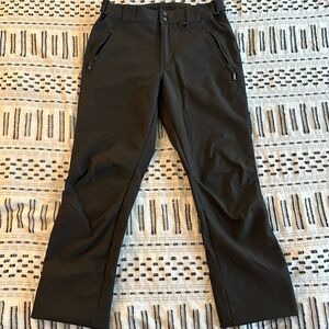 Men’s black outdoor ventures snow/weatherproof pants size 32/34